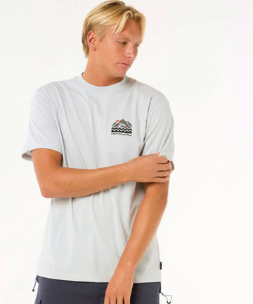 Rip Curl Vaporcool Search Trek Tee - Iced Grey